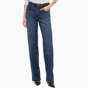 Carpenter High-Rise Straight-Leg Jeans